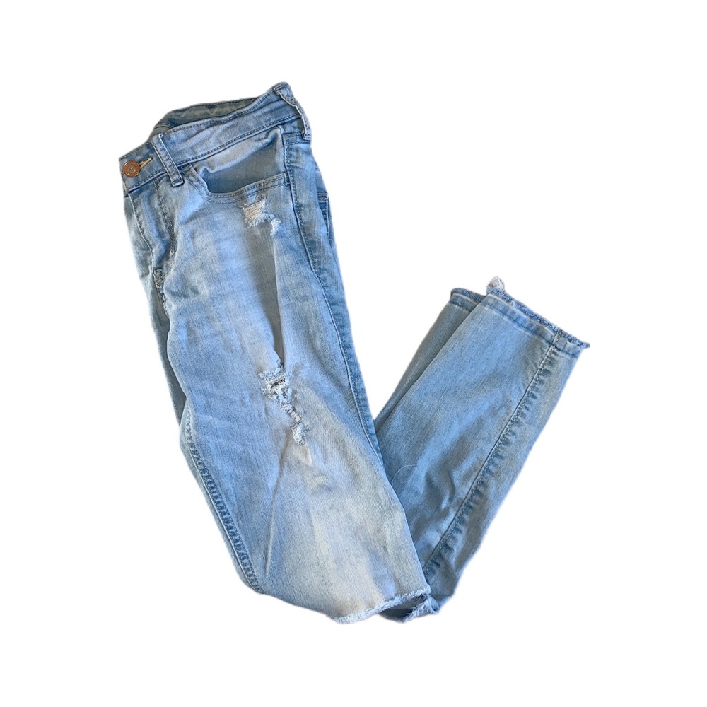 New! Hollister & Co.-Distressed Crop Jeggings SZ 3